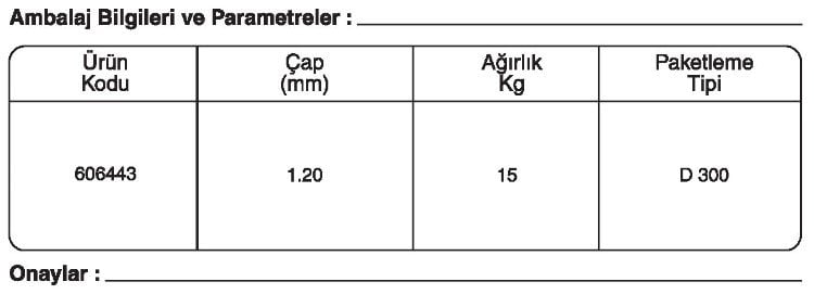 GeKa ELOX SG 409 CB GAZALTI KAYNAK TELİ kaynakekipmanları.com gazlatı kaynak teli fiyatı: {urun_fiyati} 