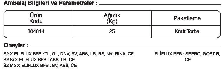 GeKa ELIFLUX BFB Tozaltı Kaynak Tozları Kaynakekipmanlari.com liste fiyatı: {urun_fiyat}